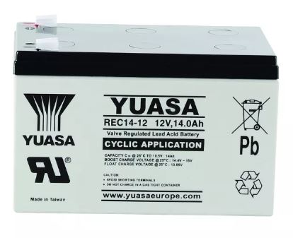 Batterie YUASA 12V 8Ah +G plomb étanche   REW45-12L  (8)