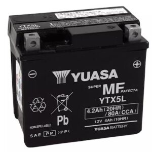 Batterie  YUASA YTX5L 12V 4.2Ah 80A  SLA PRETE