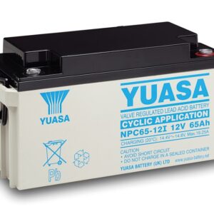 Batterie YUASA NPC65-12I 12V 65Ah +D 350 X 166 X 174