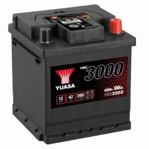 Batterie YUASA YBX3202 12V 42Ah 390A +D L0 175 X 175 X1 90