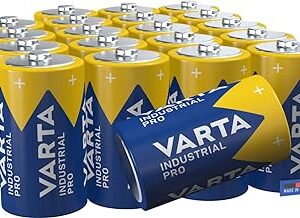 1 Pile alcaline VARTA industrial 1.5v type D (paquet de 20)