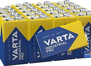 1 Pile alcaline VARTA industrial 9v (paquet de 20)