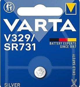 Blister 1 pile montre oxyde argent VARTA 1.5v V329/SR731