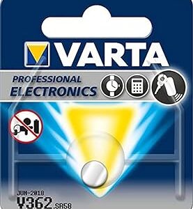 Blister 1 pile montre oxyde argent VARTA 1.5v V362/SR58