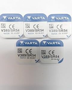 Blister 1 pile montre oxyde argent VARTA 1.5v V389/SR54