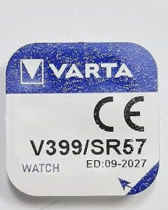 Blister 1 pile montre oxyde argent VARTA 1.5v V399/SR57