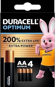 Blister DURACELL 100% Plus alcaline LR06 AA x 4