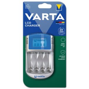Chargeur VARTA 2h LCD  4 canaux AAA/AA 220V allume-cigare 12V USB