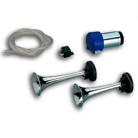 Kit de 2 avertisseurs électriques MARCO 12v MT2 à cornet