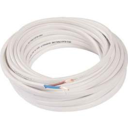 Câble souple HO7VK 1x1mm2 blanc boite 25m