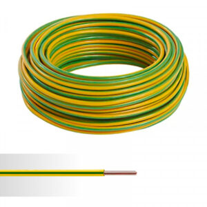 Câble souple HO7VK 1x6mm2 vert/jaune (100m)
