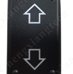 Bascule CARLING noir avec fenêtre éclairage barre de flèche