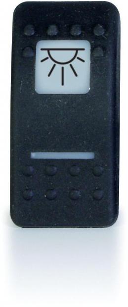 Bascule CARLING noir avec fenêtre éclairage cabine