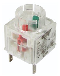 Bloc de contact SCHLEGEL à impulsion 1NF + 1NO + L