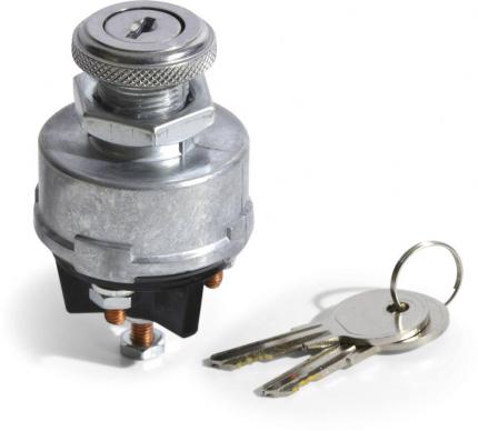 Inter à clé COBO ON-OFF-ON-START 30A (7 contacts) étanche