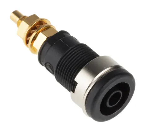 Fiche banane femelle HIRSCHMANN 4mm noire