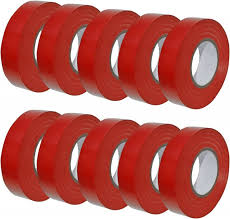 Ruban adhésif rouge 15mm L10m