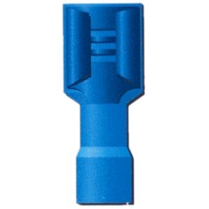 Sachet 100 cosses clips femelle 4.7mm bleue (1.5 à 2.5mm2)