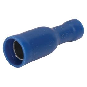 Boite de 100 cosses cylindrique femelle Ø4 bleue (1.5 à 2.5mm2)