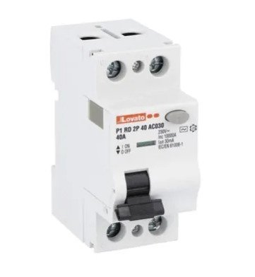 Disjoncteur différentiel EATON PKNM 2P 40A 30mA courbe AC