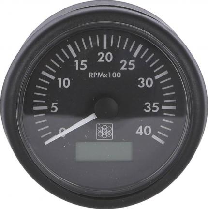 Compte-tours SAN GIORGIO 9/32v 4000t/mn GENE noir/noir