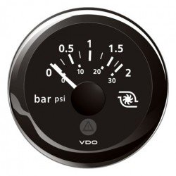 Indicateur pression turbo VDO 12v 2bar Viewline D52mm noir