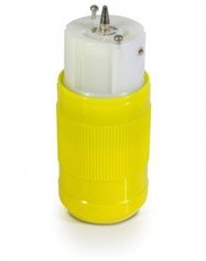 Fiche femelle MARINCO 63A 230V 3P+T plastique jaune