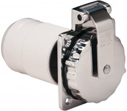 Socle mâle MARINCO 63A 230V 3P+T inox