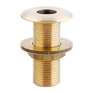 Passe-coque plat 1" fileté