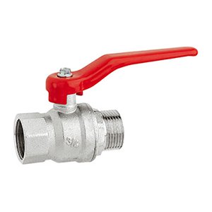 Vanne 1/4 de tour 2 voies femelle / mâle 1"