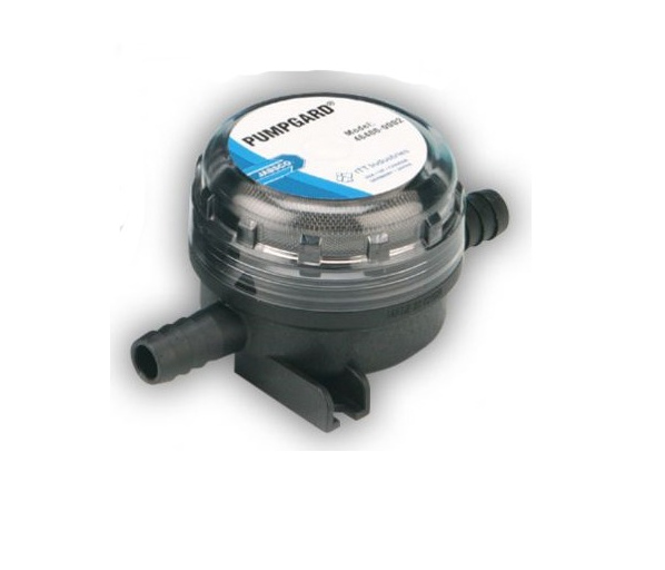 Filtre en ligne entrée/sortie annelé D19mm pour pompe