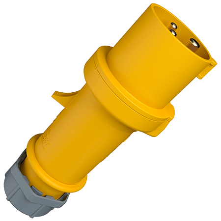Fiche mâle MENNEKES 63A 400v 3P+T caoutchouc (voir 3607)