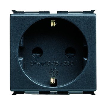 Prise GEWISS 2P+T 10/16A 250v Allemand gris