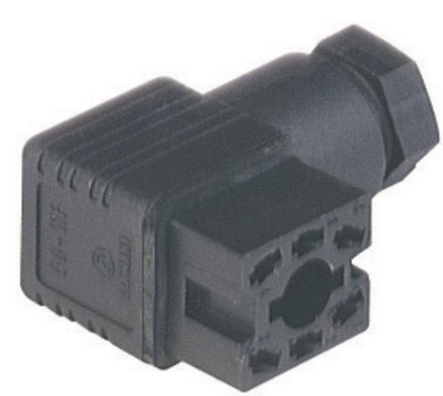 Fiche femelle HIRSCHMANN 7 plots noire