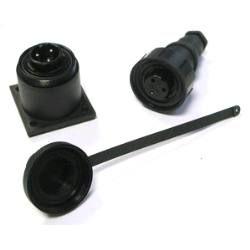 Socle femelle de pont PHILIPPI 10A 3P plastique noire IP68