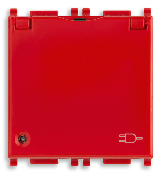 Couvercle VIMAR pour prise 2P+T plana