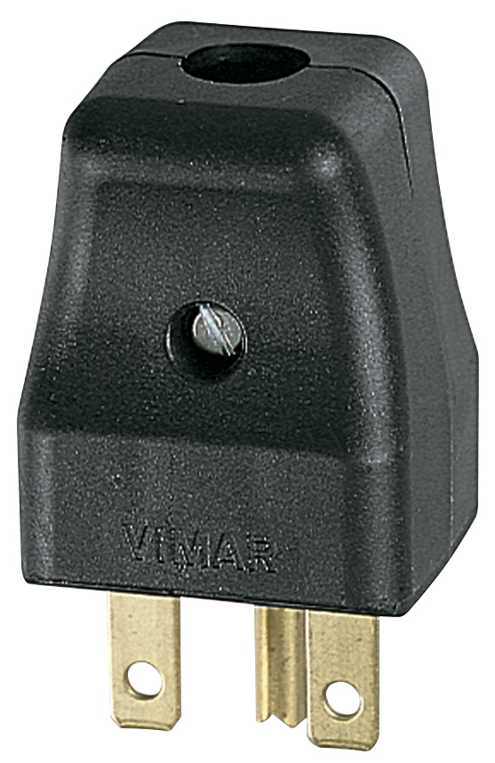 Fiche VIMAR 2P+T 15A 127v usa noire