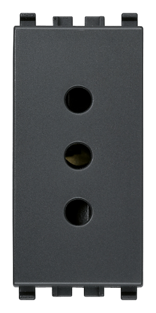 Prise VIMAR 2P+T 10A 250v Italien gris