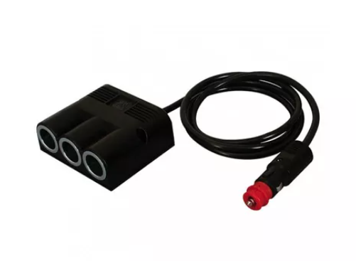 Multiprise allume cigare 12v 15A avec cordon 60cm