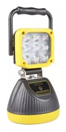 Projecteur carré 5 leds 10/30vdc 1080lm magnétique rechargeable
