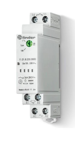 Relais crépusculaire FINDER modulaire 16A 16/240vac 1NO