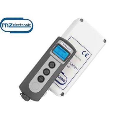 Compteur de chaine + radiocommande MZ 12/24v 145x50x22mm Radio EV040