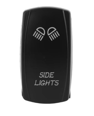 Bascule CARLING noir avec fenêtre éclairage courtoisi barre de flèche