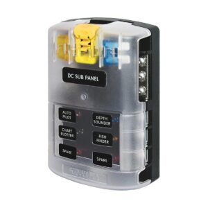 Boitier BLUE SEA porte fusibles 6 circuits + masse