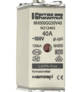 Fusible MERSEN (FERRAZ) 45DB240V40PD - H 2409P BCKUP VDE442-56/40