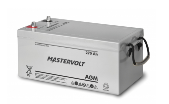 Batterie MASTERVOLT AGM 12v 270Ah  M8 +D