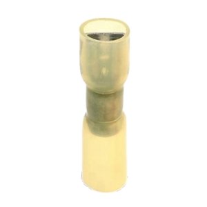 10 cosses thermo clips femelle 6.3mm isolée jaune (2.5 à 6mm2)