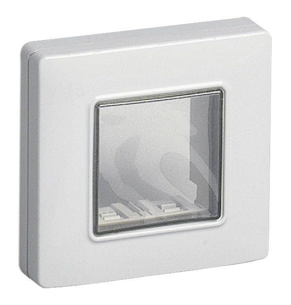Cache PLANA IP55 2M + vis Gris RAL 7035   14932