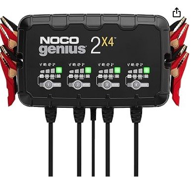 Chargeur de batterie GENIUS 2X4 6/12V NOCO