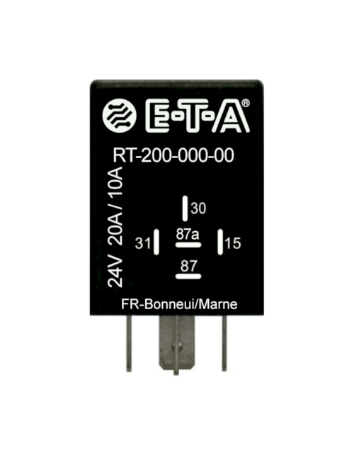 Télérupteur 24v cde impulsion par (+) alim commune avec cde